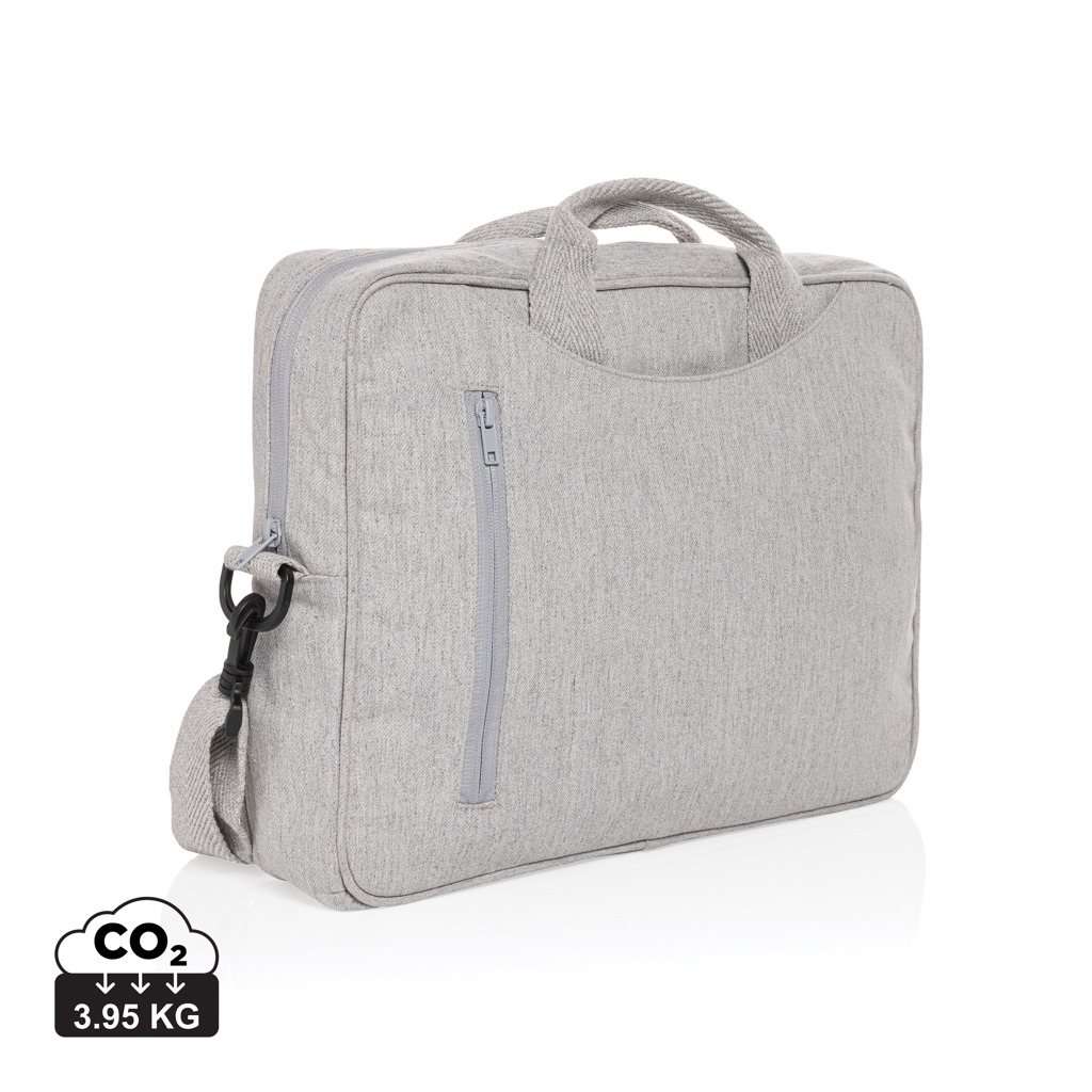 Sacoche ordinateur 15,4'' en coton recyclé AWARE™ Laluka