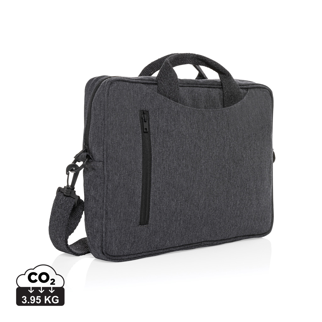 Sacoche ordinateur 15,4'' en coton recyclé AWARE™ Laluka