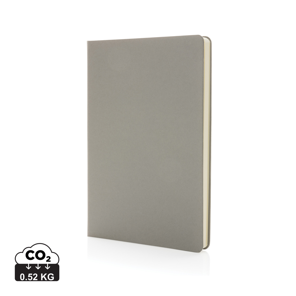 [KX125705] Carnet A5 à couverture rigide (gris)