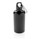 Bouteille sport en aluminium avec mousqueton