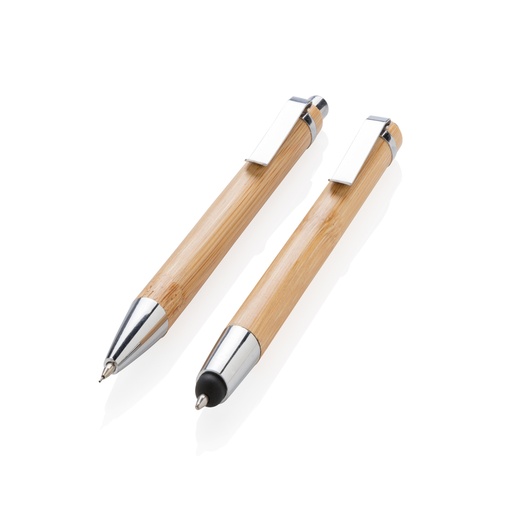 [KX140609] Set stylos en bambou