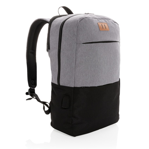 [KX101085] Sac à dos ordinateur 15,6" avec USB et anti RFID