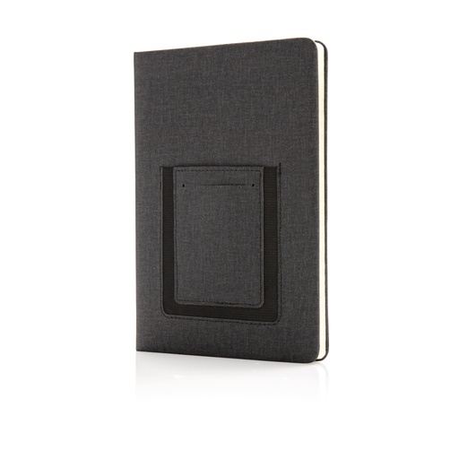 [KX120373] Carnet de notes A5 avec pochette téléphone