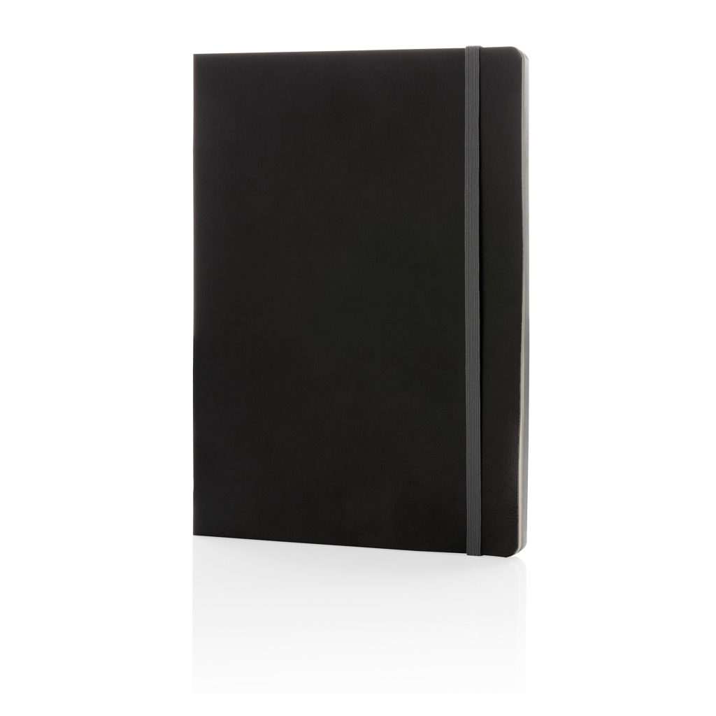 Carnet de notes A5 avec couverture souple et bord coloré