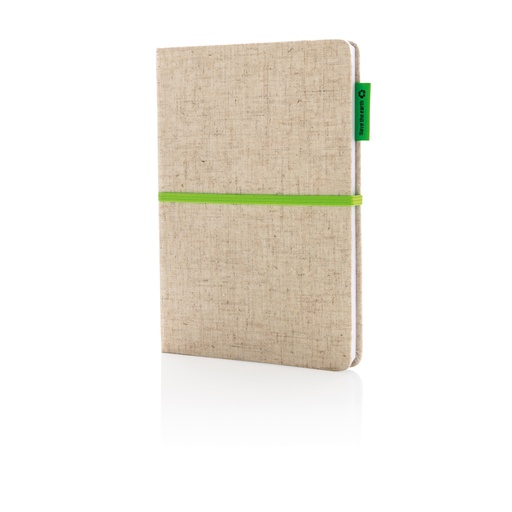 [KX120438] Carnet A5 à couverture en jute