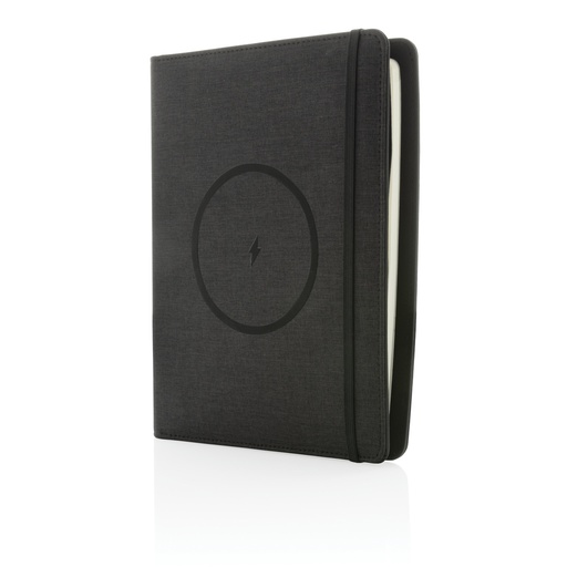 Carnet de notes avec chargeur sans fil 5W et powerbank 5000