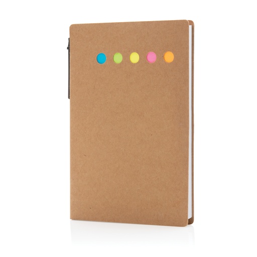 [KX120478] Carnet A6 de notes autocollantes avec stylo