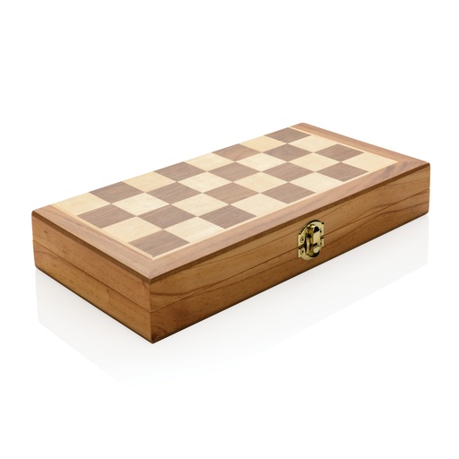 [KX030113] Jeu d'échecs pliable en bois