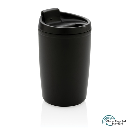 Mug en PP recyclé GRS avec couvercle à bascule