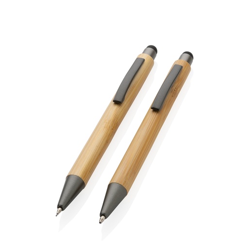 [KX142672] Set de stylos en bambou FSC® dans un coffret