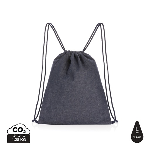 [KX152002] Sac à dos à cordon en denim recyclé Impact AWARE™