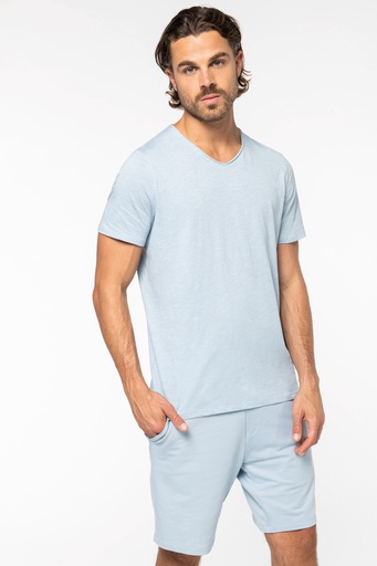 T-shirt Slub bords francs homme - 130g