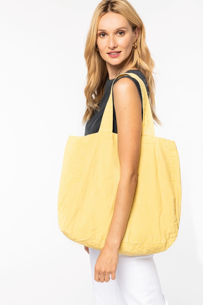 Sac shopping en lin