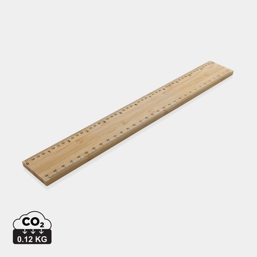 [KX050651] Règle 30cm épaisse et double face en bambou Timberson