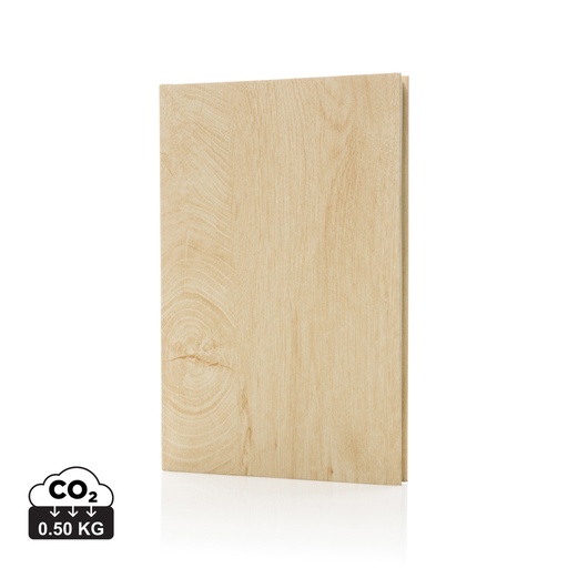 [KX121293] Cahier A5 imprimé bois Kavana