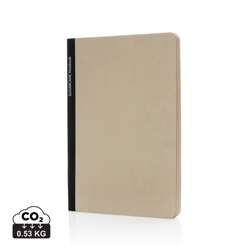 Carnet A5 en papier de canne à sucre certifié Bonsucro