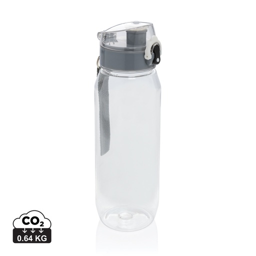 Bouteille d'eau étanche 800ml en PET recyclé RCS Yide