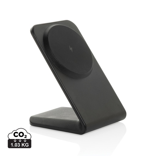 [KX090932] Chargeur magnétique 15W en plastique recyclé RCS VoltPerch