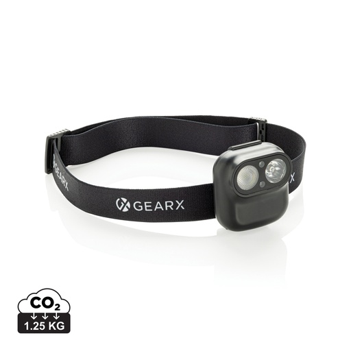 [KX051749] Lampe frontale avec capteur de mouvement en ABS RCS Gear X