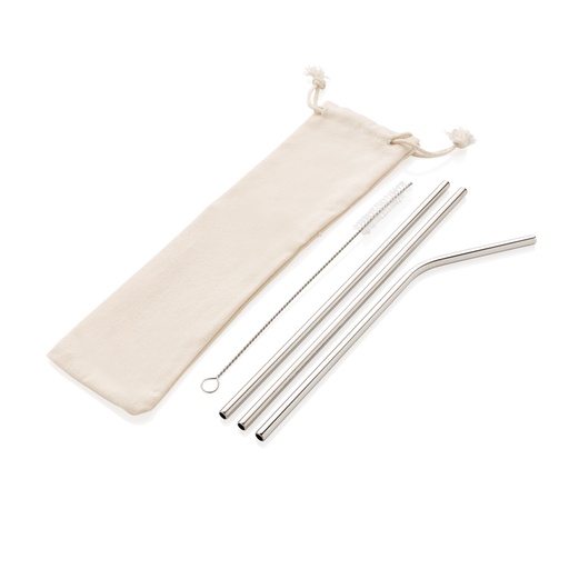 [KX020897] Set de pailles en acier inoxydable