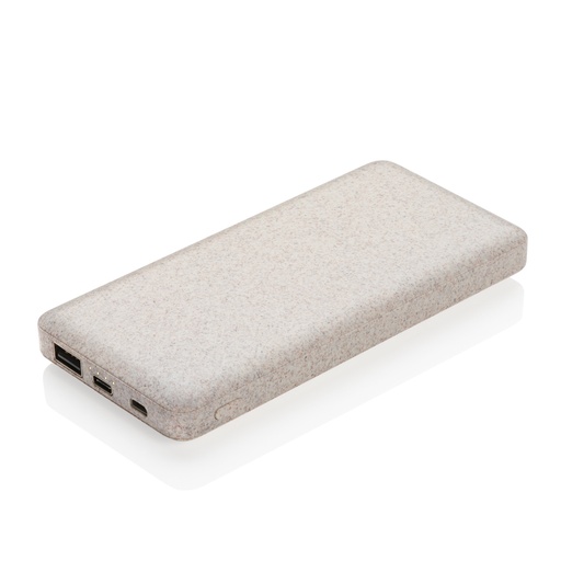 [KX090504] Powerbank en fibre de paille de blé 10.000 mAh